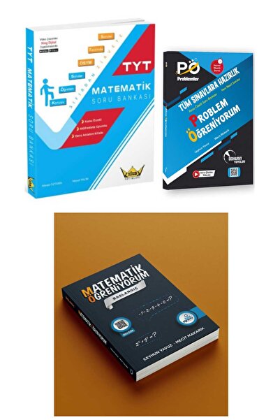 KİNG YAYINLARI Tyt Matematik Soru Bankası , Matematik Öğreniyorum Ve Problem ...
