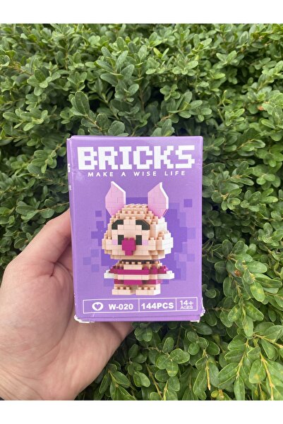 Innovate Store لعبة بناء تعليمية ممتعة ذات شخصيات لطيفة باللون الوردي من إيتى...