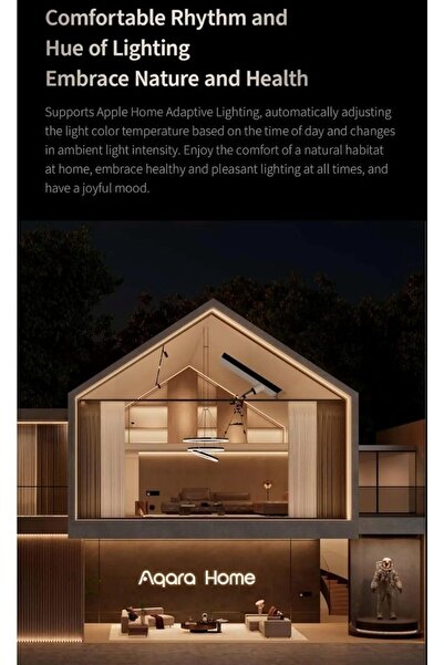 Aqara Smart Spotlight T2, Adjustable Light Temperature Adaptive Lighting App Control work with Homek