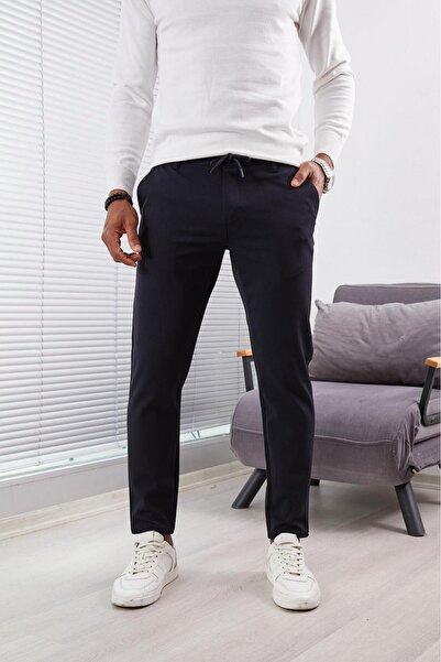 HA-KA GİYİM Erkek Kışlık Jogger Pantolon Gabardin Kumaş Rahat Ve Kalın Kumaş Likralı Bel Lastikli Rahat Ve Şık