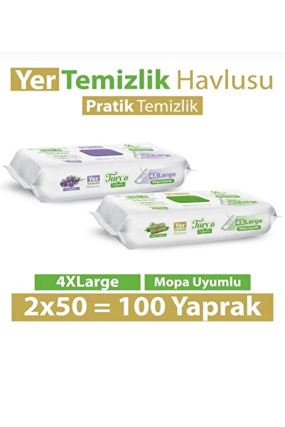 Turco Doğadan Pratik Temizlik TURCO DOĞADAN YER TEMİZLİK HAVLUSU 2 ADET FARKL...