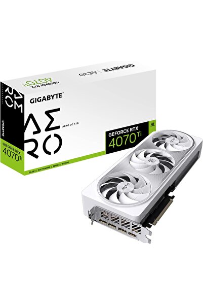 Gigabyte كرت شاشة AERO RTX 4070 Ti 12GB أبيض VGA