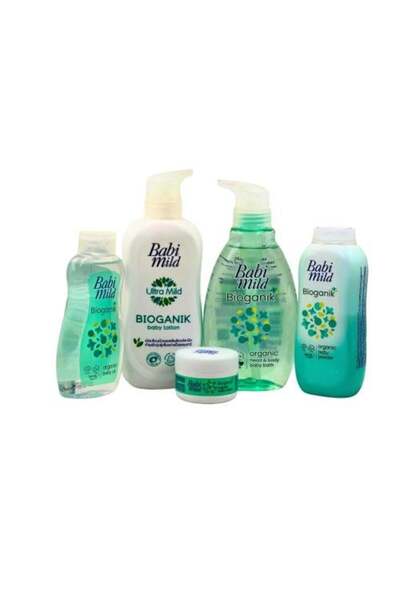 Babi Mild مجموعة العناية بالطفل - بيوجانيك (منتجات عضوية)