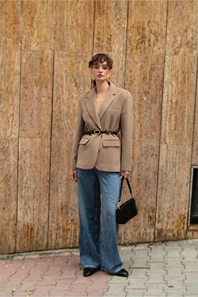 cemo Premium Kalite Tay Tüyü Blazer