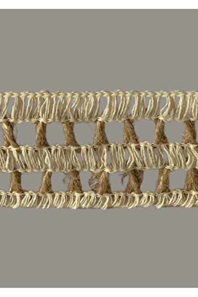 EL İŞİ DİY CRAFT Straw Jute Lace Ribbon 4 cm X 10 Meters Handcrafted Packaging Decoration Ribbon Bow