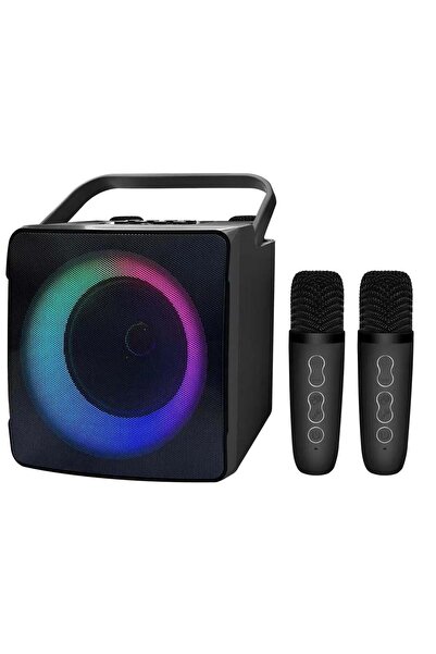 Smartberry Portable Bluetooth Karaoke Speaker with 2 Wireless Microphones