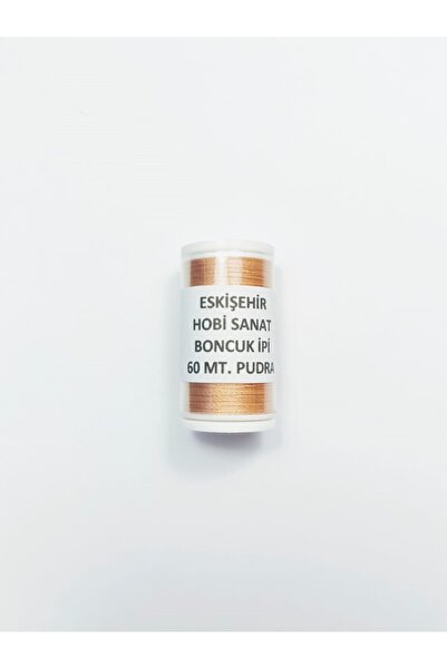 Eskişehir hobi sanat 60 Metre Pudra Renk Kum Boncuk ipi Miyuki ipi Boncuk ipi