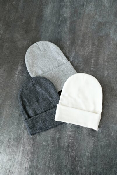 KISCHE Unisex Premium 100% Acrylic Plain Basic Children's Acrylic Beanie