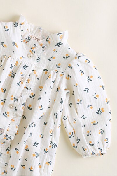 Bondberro Muslin Fabric Baby Girl and Children's Dress 100% Cotton