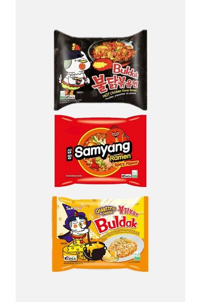 buldak Ramen 3'lü kombo
