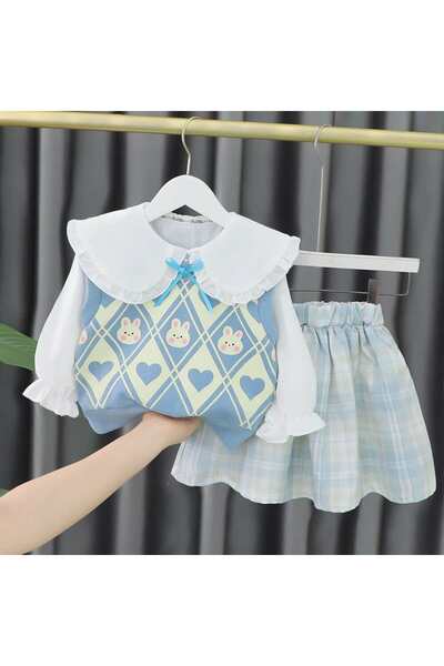 OEM Ținută din 3 piese pentru fete, din bumbac, LARA