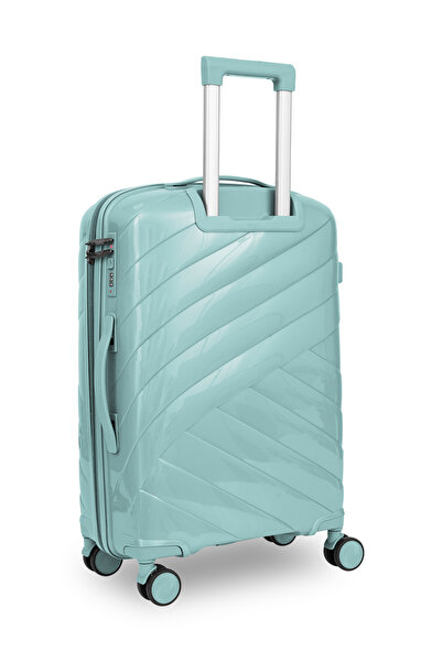 PARAJOHN Glazio Set of 3 Premium PP Glazing Hard Shell Luggage – 8 Spinner Wheels Lightweight Trolley Bag