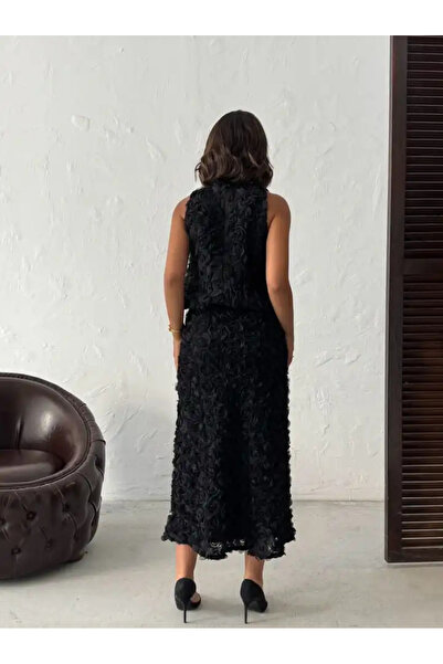 cemo Rose Patterned Tulle Skirt