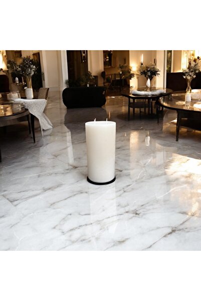 magnocandles Dev Sütun Silindir Blok İskandinav Mum 30x15 cm 4 fitilli