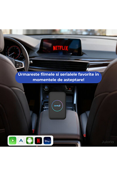 Juloria Adaptor Auto – Wireless Android Auto & CarPlay, HDMI, WiFi Dual Band, Bluetooth