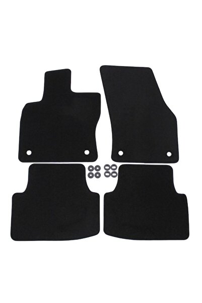 J&J automotive Covorașe auto din velur premium, negre, VOLKSWAGEN Tiguan, 201...