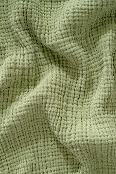 MYLASA HOME Muslin Bedspread Ultra Soft High Quality 4 Layers Muslin Pike (Single Size (240X240 cm)