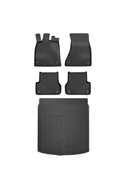 FroGum Set 5 covorașe auto pentru Audi A6 C7 Sedan 2011-2018, Frogum, negru