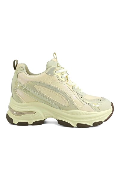 Guja 450 Kadın 25KA Sneaker Günlük Ayakkabı Bej
