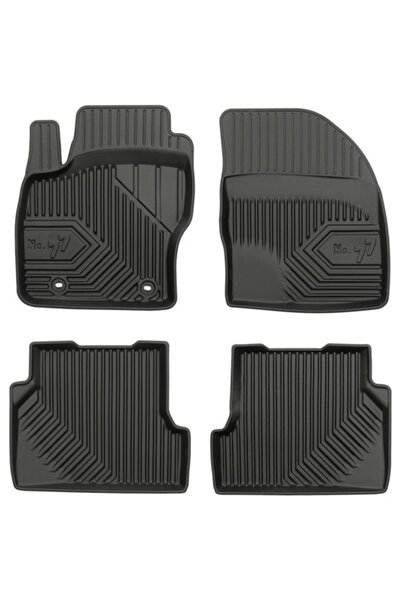 FroGum Set 4 Covorase auto No.77 din Cauciuc pentru Ford Focus II 2004-2011 Negru