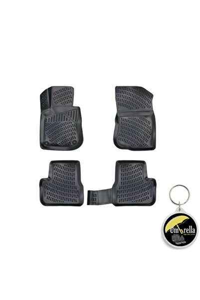 Umbrella Set 4 covorașe auto din cauciuc tip Premium Line 3D pentru PEUGEOT 2...