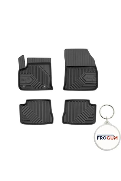 FroGum Set 4 covorașe auto din cauciuc 3D premium tip tavă pentru Ford Focus III Combi, an 03.2011 - 08.2018 cu