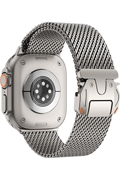 HYX Milanese Mesh Loop for Apple Watch Band Ultra 2 Band 49mm 46mm 45mm 44mm