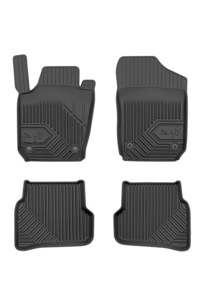 FroGum Set 4 covorașe auto, Frogum, pentru SEAT Ibiza IV 2008-2017, cauciuc, ...