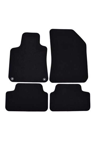 J&J automotive Set covorașe catifea premium negre, Peugeot 308, 2014-, 4 bucăți