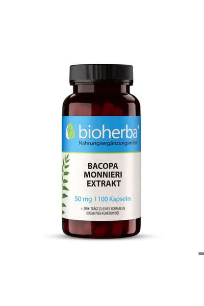 bioherba Bacopa Monnieri+Zinc Çinko Extract 50 mg 100 Caps