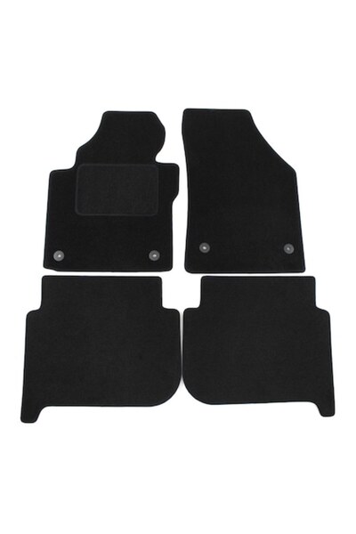 J&J automotive Set covorașe velur pentru Volkswagen Touran, 2011-2015, 4 buc.