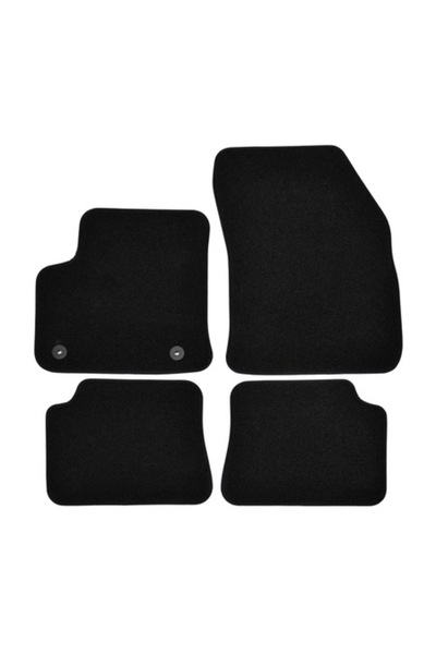 J&J automotive Set covorașe premium din velur negru, PEUGEOT 208, 2020-, 4 buc.