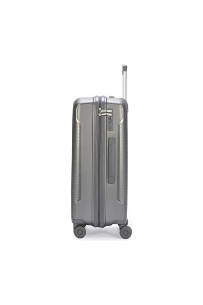 Pierre Cardin Büyük Boy Gri Valiz 70 cm