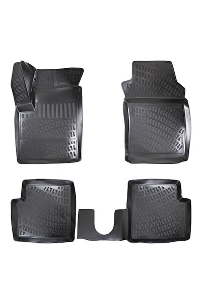 Umbrella Set covorașe auto din cauciuc pentru Fiat 500 2007-, 4 bucăți