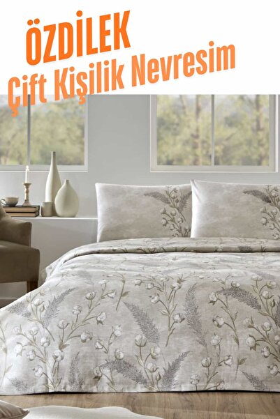 Özdilek %100 Pamuklu Çift Kişilik Nevresim Takımı (4 Parça) Sınırlı Stok