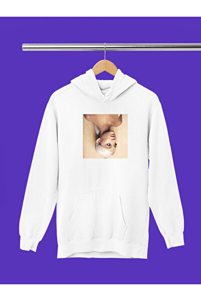 MAGORS Φούτερ με κουκούλα με μακρύ μανίκι από βαμβακερό στάμπα ARIANA GRANDE,...