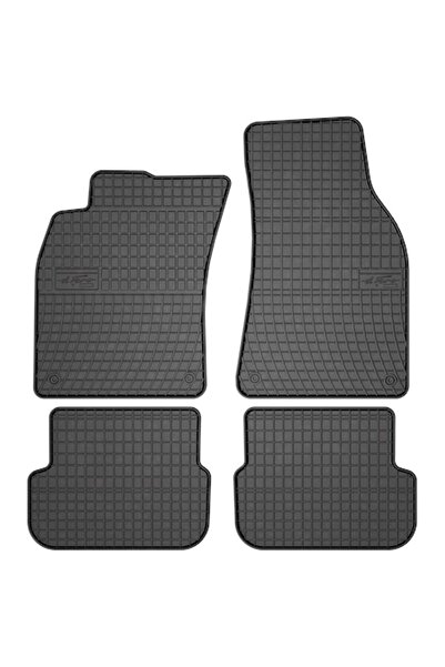 FroGum Set 4 covorașe auto ElToro din cauciuc pentru Audi A6 C6 2006-2011 Facelift Negru