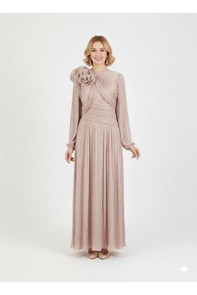 Kenzel Self Accessorised Evening Dress