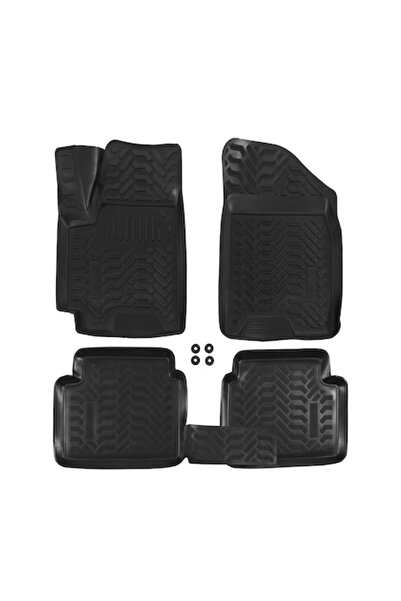 Ssangyong Premium Rubber Tray Mats, Rexton, 2012-2017, 4 pieces