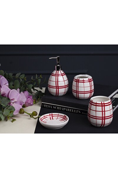 Sembol CELINE 4 PARÇA SERAMİK BANYO SETİ