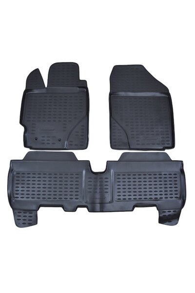 OEM Covorașe auto din cauciuc premium, Toyota Yaris, 2005-2011, 4 bucăți