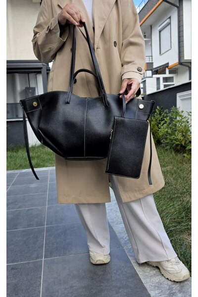 çantamgelsin KADIN BÜYÜK BOY CÜZDANLI EL VE OMUZ ÇANTASI (EBAT 53X32X25 CM)