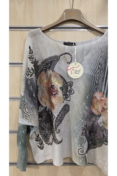 Park Moda Μπλούζα Mercerized Μικτό σχέδιο λουλουδιών