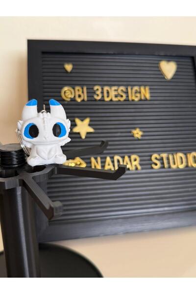 NadarStudio How to Train Your Dragon Toothless and Light Fury Cute Keychain Bag Ornament