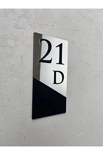 mars tasarım DEKORATİF TEMALI DAİRE, KAPI, OTEL, ODA, DÜKKAN NUMARASI - 10 X 20 CM