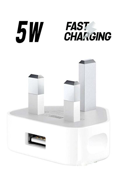Generic USB Wall Charger Adapter Plug White