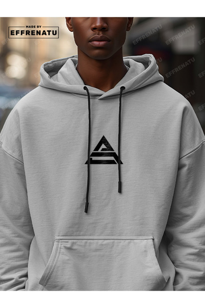 EFFRENATU Unisex Oversized Tracksuit Set with Printed Hoodie and Available in Different Colors