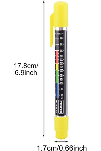 Generic Paint Thickness Tester, Car Body Damage Detector Crash Check Car Coating Film Water Resistant Paint