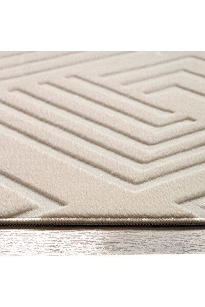 AGORATEKSTİL Shaggy Embossed Anti-Slip Rug OPPO