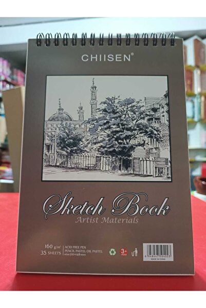 gebzeli Eskiz defteri A5 ebatı 160gr 35yap. karakalem-soft,yağlı pastele uygu...